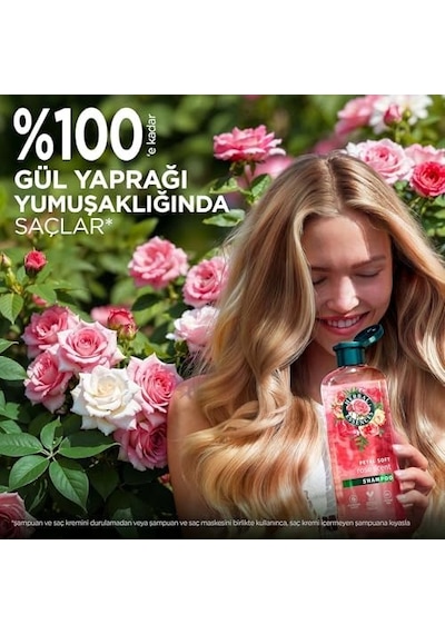 Herbal Essences Kadifemsi Yumuşaklık Gül Kokulu Şampuan 350ml