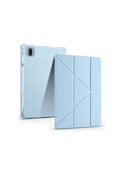 Honor Magicpad 2 Kılıf Zore Tri Folding Kalem Bölmeli Standlı Kılıf Klasik