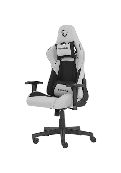 Üst Seviye Terletmez Kumaş Gri/siyah Gaming Oyuncu Koltuğu Peak Kl-r26 Gri - Siyah