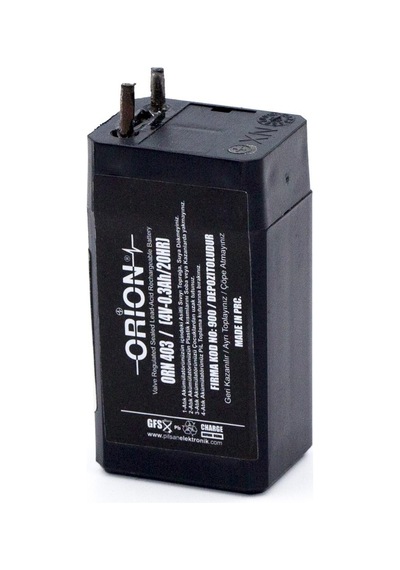 Orion ORN403 4 V 0.3Ah Bakımsız Kuru Akü Orion ORN403 4 V 0.3Ah Bakımsız Kuru Akü