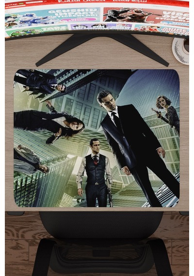 Inception Christopher Nolan V1 48x40 Xl Gaming Kauçuk Kaymaz Taban Mouse Pad Fare Altlığı