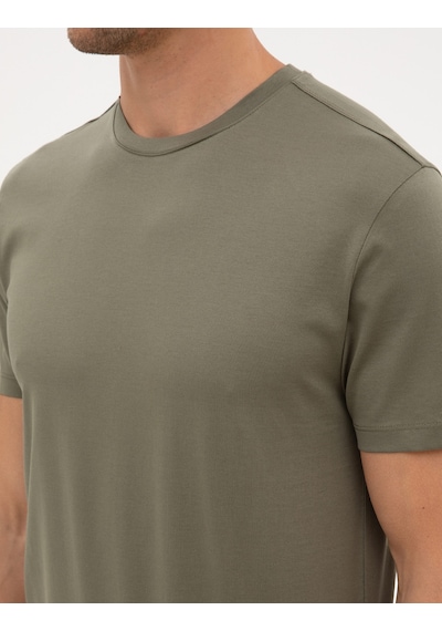Pierre Cardin Erkek Haki Tişört Basic 50320102-vr027 Haki