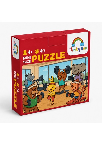 Spor Takımı Mini Puzzle 40 Parça 3-7 Yaş Eğitici Çocuk Puzzle Yapboz