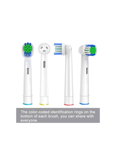 Oral-b Braun İle Uyumlu Yedek Diş Fırçası Kafaları, 4 Adet Profesyonel Elektrikli Diş Fırçası Kafaları Fırça Diğer