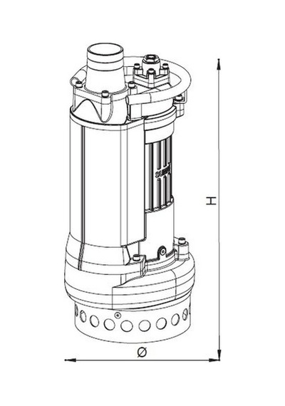 Sumak Sdt100/3z Çamurlu Su Pompası 10 Hp - 3''