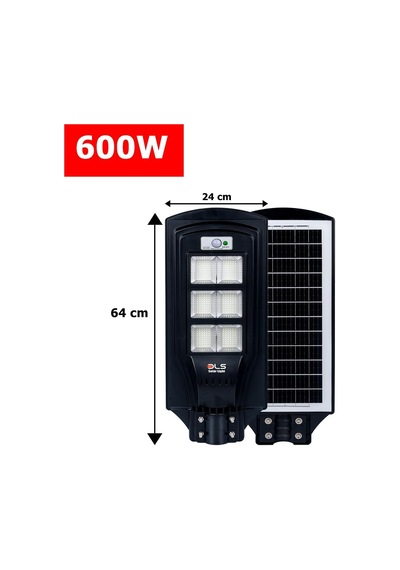 Tr 600w Solar Güneş Enerjili Led Bahçe & Çevre Aydınlatma Lambası Profesyonel Dış Mekan Slr-lg-600