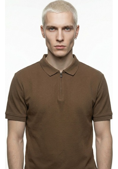 LOFT Regular Fit Erkek Polo K.kol Lf2040578 Q1.v1 Kahverengi