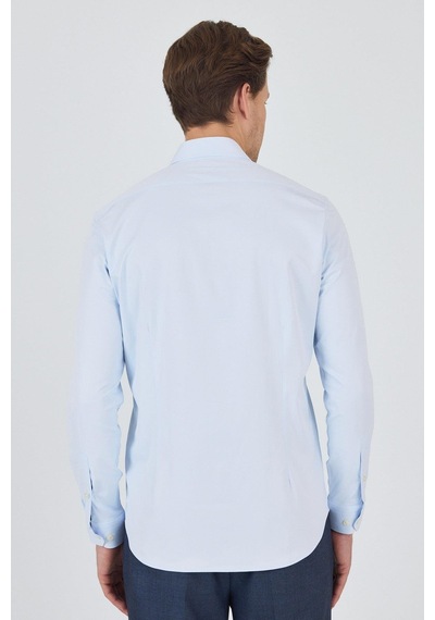 İmza Uzun Kol Düz Bez Ayağı Sert Yaka Cepsiz Pamuklu Classic Slim Fit Gömlek 1004250211 Koyu Mavi İmza Uzun Kol Düz Bez Ayağı Sert Yaka Cepsiz Pamuklu Classic Slim Fit Gömlek 1004250211 Koyu Mavi