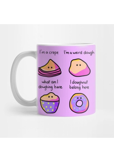 I'm A Crepe - Komik Kupa Bardak Çok Renkli