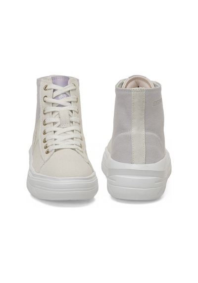 Uspoloassn U.s. Polo Assn. Cleberas Jr Bej Kız Çocuk High Sneaker Bej-lıla-pudra