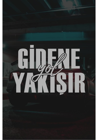 20 X 13 Cm Gidene Yol Yakışır Oto Sticker Araba Cam Yazısı Sticker