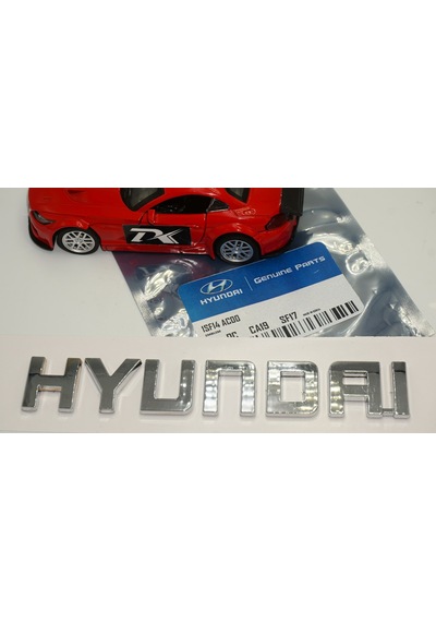 Hyundai Bagaj 2009 2012 3M 3D Krom ABS Logo Amblem