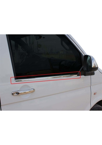 Volkswagen Caravelle T5.5 Cam Çıtası 2 Prç  Krom 2010-2015