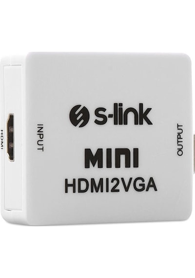 S-Link SL-Hvc10 HDMI To Vga + Audio Çevirici Çoklayıcı