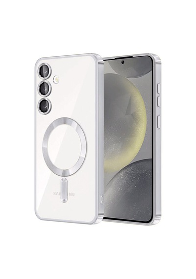 Samsung Galaxy  Uyumlu  S24 Kılıf Kross Magneticsafe Kapak - Titan Gri