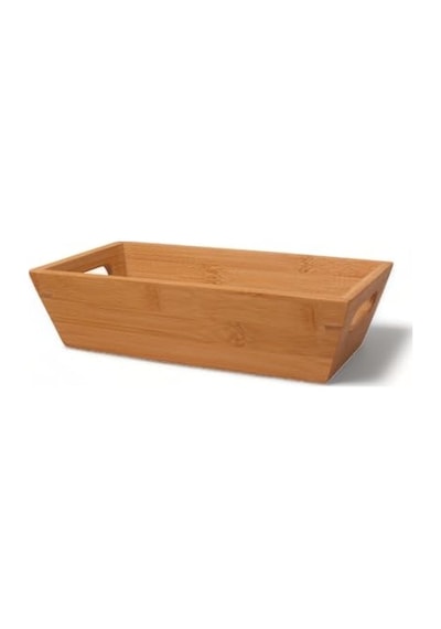 Bambu Ekmek Sepeti 23x13x7cm, Evonox Bambu Ekmeklik, Bambu Ekmek Sunumluk A