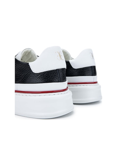 Fabi Erkek Hakiki Deri Siyah/beyaz Sneakers & Spor Ayakkabı 510 Fu0827c Erk Ayk Y24 Nero/bıanco Çok Renkli