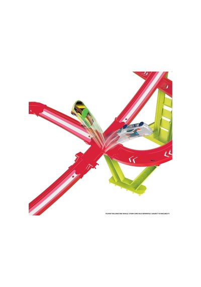 Hot Wheels Neon Yarışlar Çoklu Yarış Heyecan Pist Seti Hpc07 Şeffaf