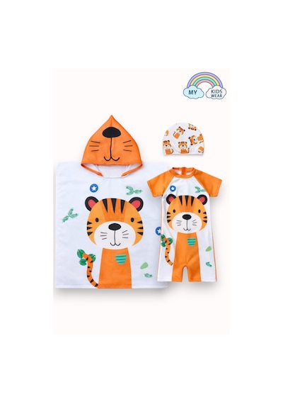 My Kids Wear Erkek Çocuk Deniz Kombini 3 Lü Set Mayo, Havlu Ve Bone 12607 Kırmızı - Siyah My Kids Wear Erkek Çocuk Deniz Kombini 3 Lü Set Mayo, Havlu Ve Bone 12607 Kırmızı - Siyah