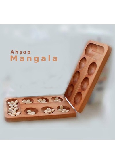 Ahşap Türk Zeka Oyunu Mangala