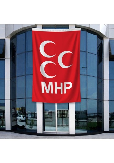 Mhp Bayrağı 140gr Premium Raşel Kumaş 400x600cm Diğer
