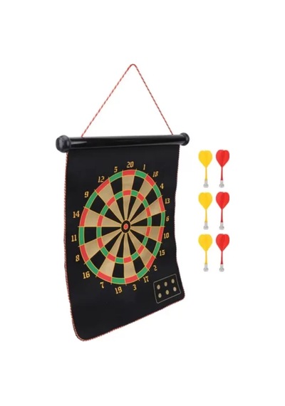 Manyetik Dart Oyunu Katlanabilir Güvenli Dart Seti 6 Ok Hediyeli Mh-hs7760-5629
