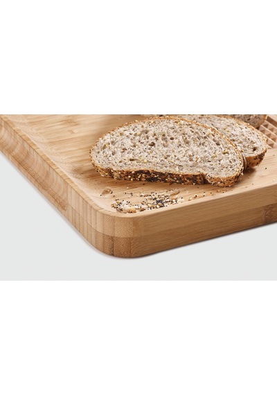 Cut&carve Plus Büyük Bambu Kesme Tahtası, Bambu