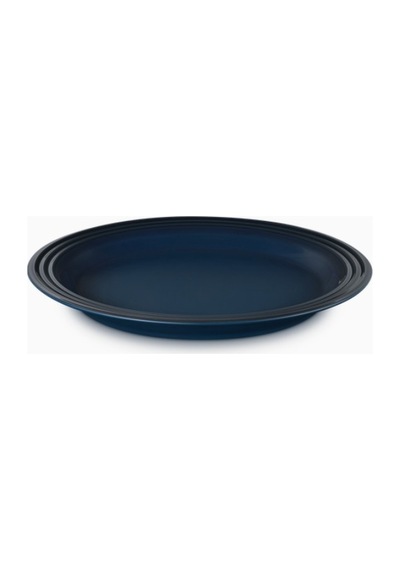 Le Creuset Klasik Dayanıklı Tasarım Seramik Yemek Tabağı 27 Cm Lacivert