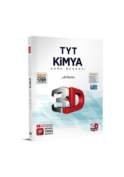 2023 TYT Kimya Soru Bankası- 3D Yayınları
