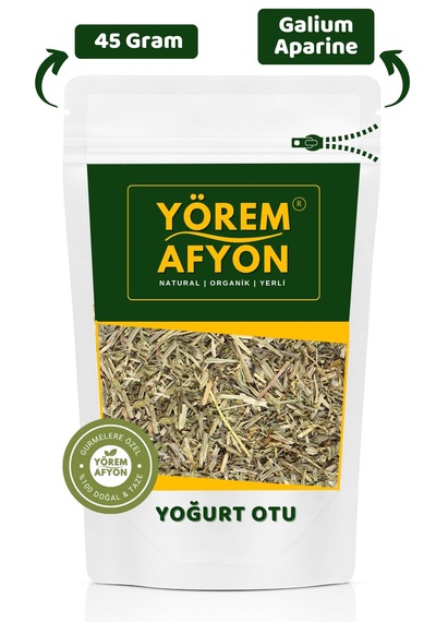 Yörem Afyon Adana Yöresinden Doğanın Şefkatli Arındırıcısı Hakiki Yoğurt Otu Yapışkan Otu Galium Aparine 45g