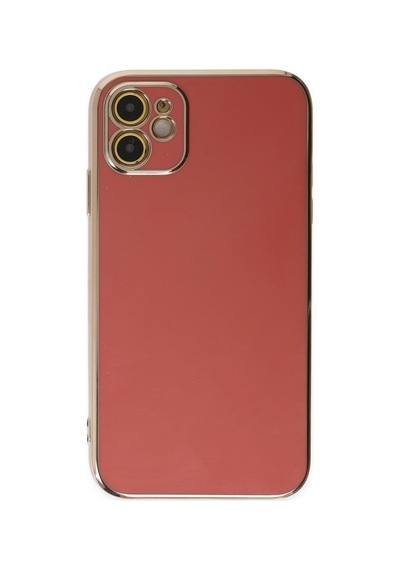 Apple Uyumlu iPhone 12 Uyumlu Kılıf Volet Silikon - Kırmızı