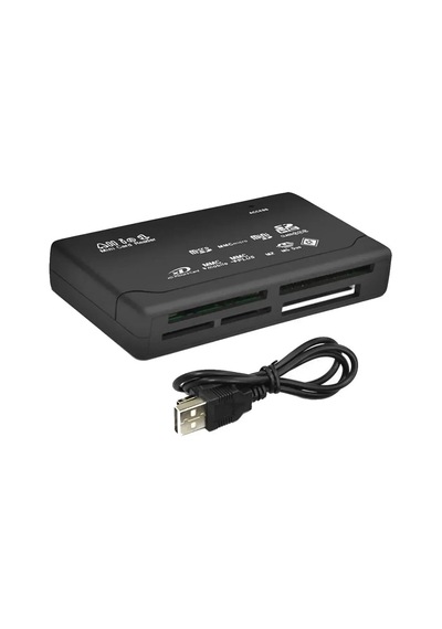 Mini Bellek Kart Okuyucu Hepsi Tek Kart Okuyucu Usb 2.0 480mbps Kart Okuyucu Tf Black