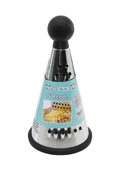 9 İnç - Huni Model Plastik Topuz Başlı Metal Rende Silikon Tabanlı Go-53-vice 01335 Çok Renkli