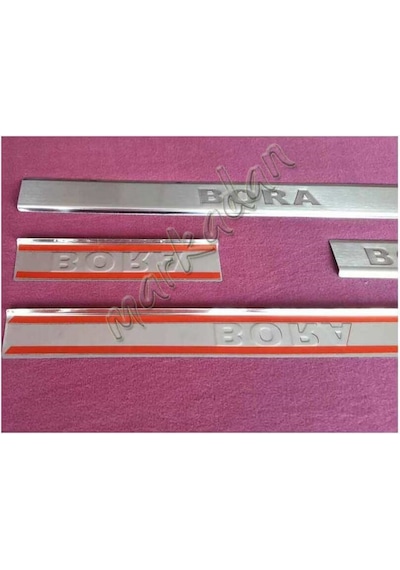 Woc Chrome Vw Bora Krom Kapı Eşiği 1998-2004 4 Parça Paslanmaz Çe N11.18