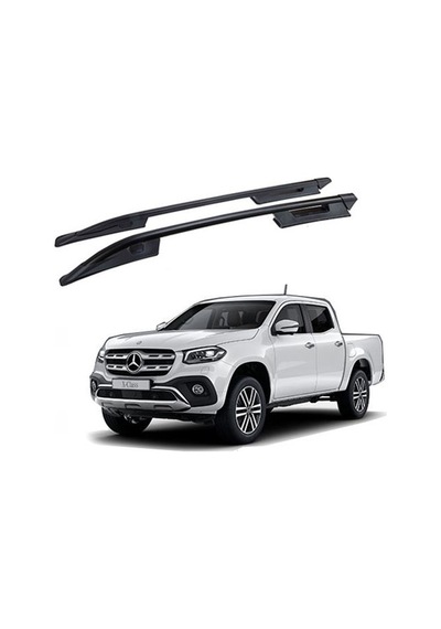 Ekiciler Mercedes X-Class 2015+ Port Bagaj Tavan Çıtası Falcon Siyah