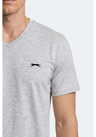 Slazenger Rıvaldo T Erkek Gri Tişört