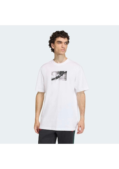 Adidas Franchise Erkek Beyaz Tişört Ks7615 Beyaz