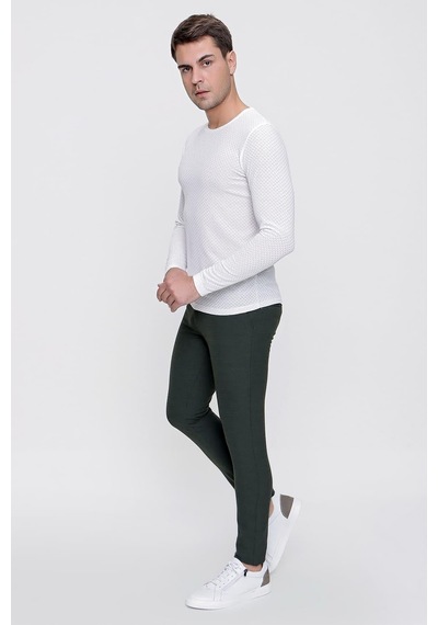 Efor P 1086 Slim Fit Yeşil Spor Pantolon Yeşil