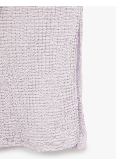 Koton Bürümcük Kumaş Kolsuz Drape Detaylı Tek Omuz Uzun Elbise Lila 6sak80029uk Lila
