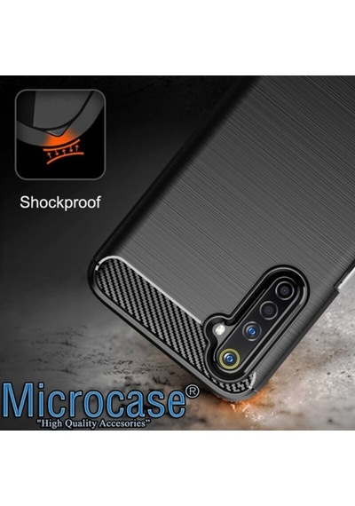 Microcase Realme 6 Pro Brushed Carbon Kilif 438851138 Microcase Realme 6 Pro Brushed Carbon Kilif 438851138