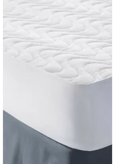 Divanev 220x200 Cm Çift Kişilik Sıvı Geçirmez Alez Fitted Kapitoneli Beyaz