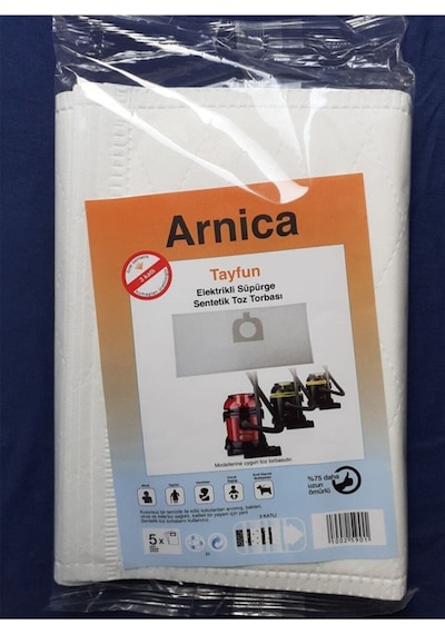 Arnica Tayfun Süpürge Toz Torbası Bez 5 Adet