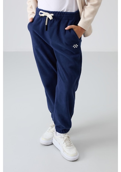 Tommylife Tommy Life Lacivert Kalın Yumuşak Dokulu Standart Fit Nakışlı Polar Erkek Çocuk Eşofman Alt - 11220 Lacivert
