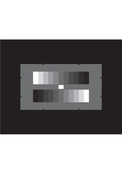 Tgray11Sc-11 Step Transparent Gray Scale Chart 16:9 J6394080A