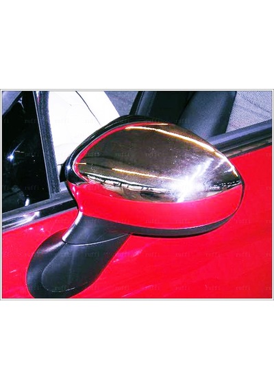 Fiat 500 Krom Ayna Kapağı 2 Parça 2007-2012 Paslanmaz Çelik