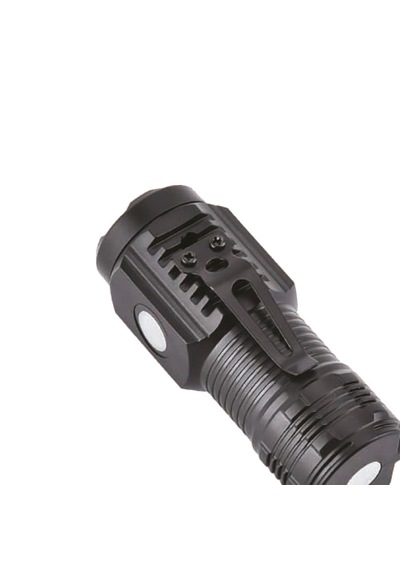Panther Pt-8433 Usb Şarjlı El Feneri Siyah