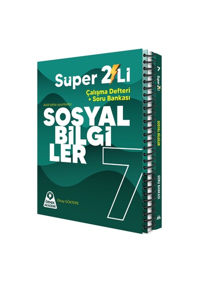 7. Sınıf Süper İkili Sosyal Bilgiler Seti Örnek Akademi