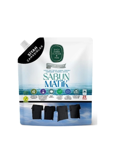 Eyüp Sabri Tuncer Siyahlar için Doğal Zeytinyağı İçerikli Çamaşır Sıvısı 1500 ML