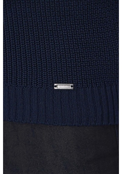 Efor Süveter 01 Slim Fit Lacivert Süveter Triko Lacivert