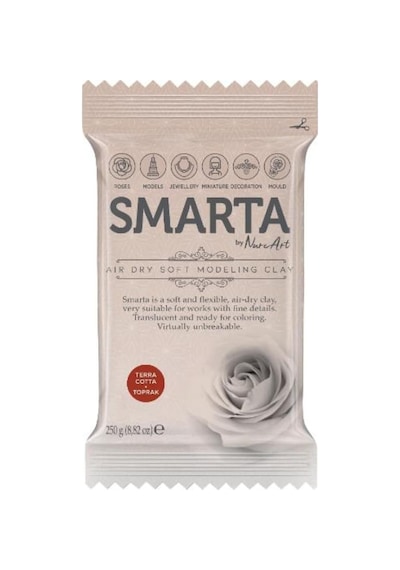 Hava İle Kuruyan Yumuşak Model Hamuru 250gr Beyaz 16 Standart